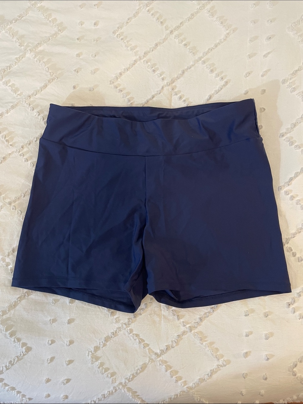 Calypsa by Modli Navy Women's Bikini Bottoms - Classic Swim Short boy short nwt